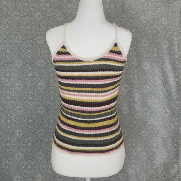 American Eagle Ribbed Striped Cami - Picture 2 of 3